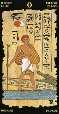 The fool egypt tarot