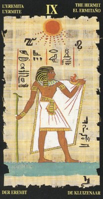 The hermit egypt tarot