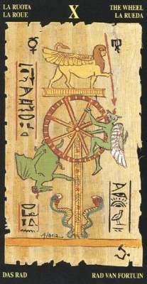 The Wheel of Fortune egypt tarot