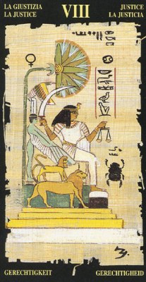 The Justice egypt tarot