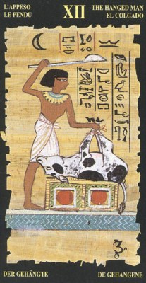 The Hanged man egypt tarot