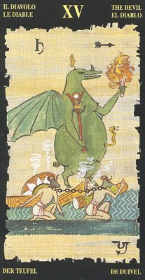 The Devil egypt tarot