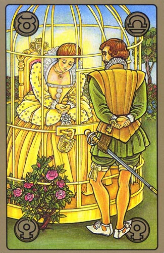 44 The Gilded cage symbolon card