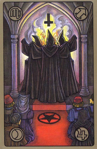 68 The black mass symbolon card