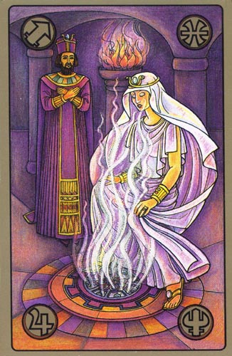 74 The Pythia symbolon card