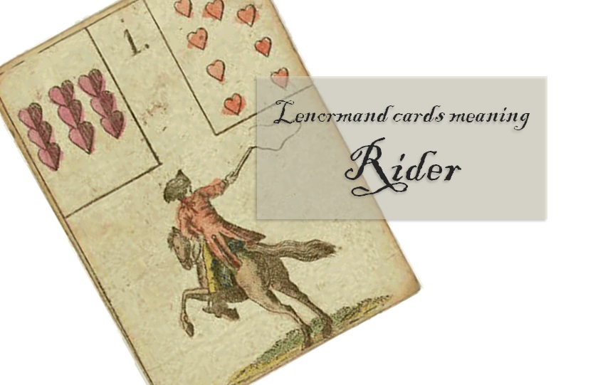 rider lenormand cards meaning