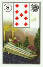 lenormand card Coffin